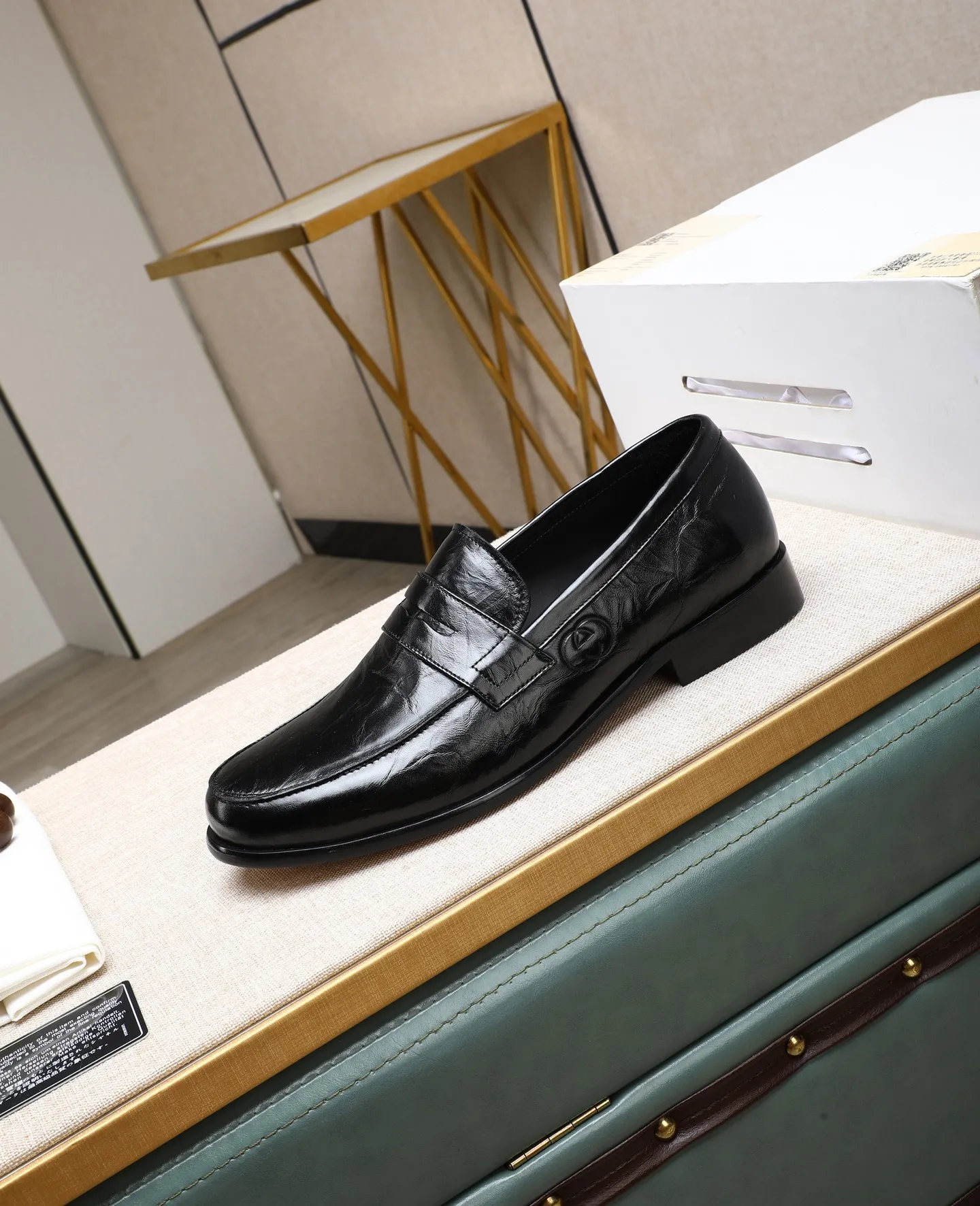 Men's shoes 💰500📛📛Original (water-dyed cow lining) GUCCI official website formal shoes🌀 Italian🇮🇹imported cowhide➕Top imported water-dyed cowhide lining💋Finely handmade Original bottom, the real thing looks better when photographed in person Standard size 38-44 (45 46 custom-made)